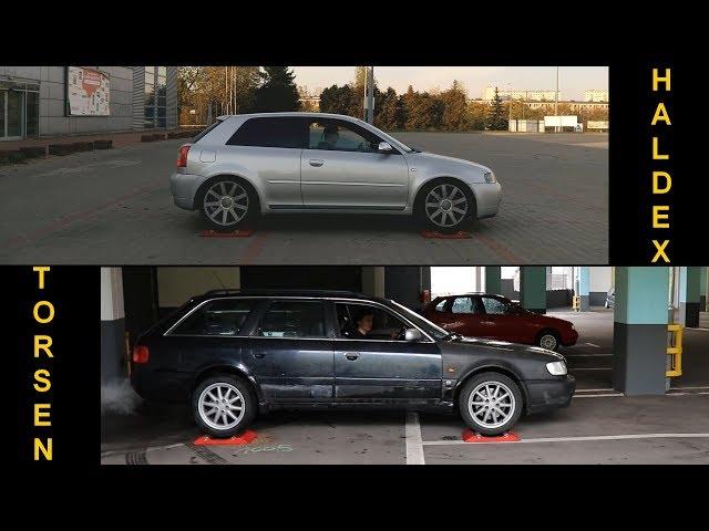 SLIP TEST - Audi S3 Quattro Haldex vs Audi S6 Quattro Torsen - @4x4.tests.on.rollers