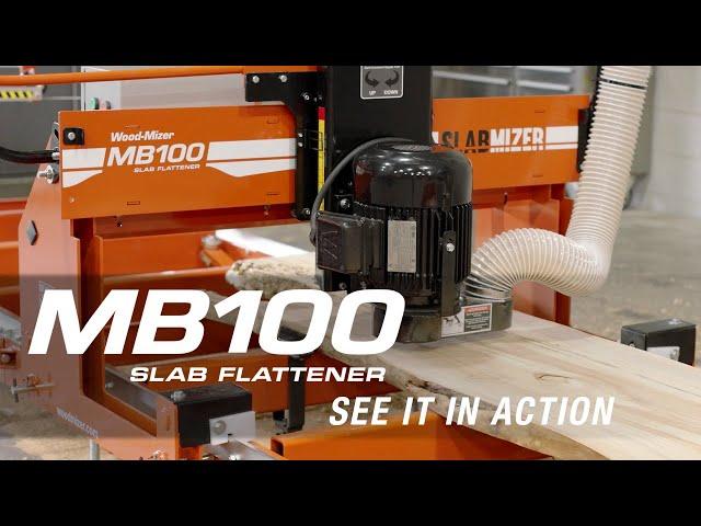 SlabMizer MB100 Slab Flattening Mill in Action | Wood-Mizer