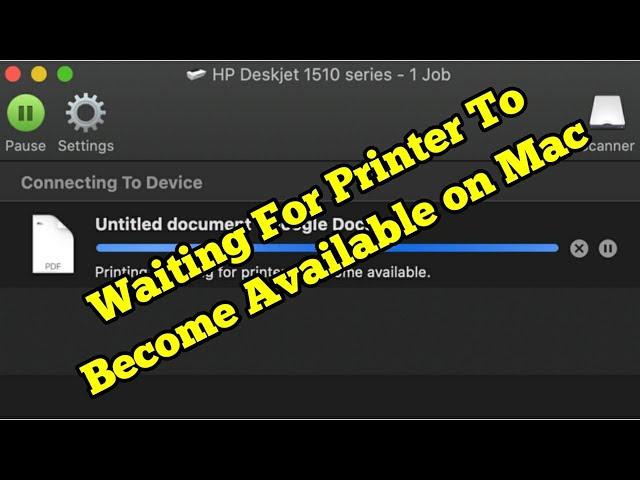 Waiting For Printer To Become Available on Mac Sonoma/Ventura/Monterey - Fixed 2023