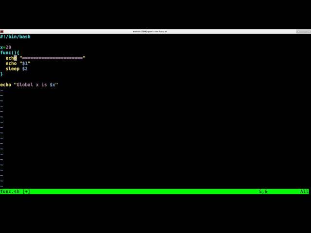 Global and Local Variables in the Linux Shell Script Tutorial