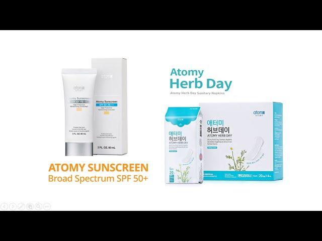 Atomy Sunscreen and Herb Day Sanitary Napkins Demonstration by RM. Jennifer Lim at Absolute Center.