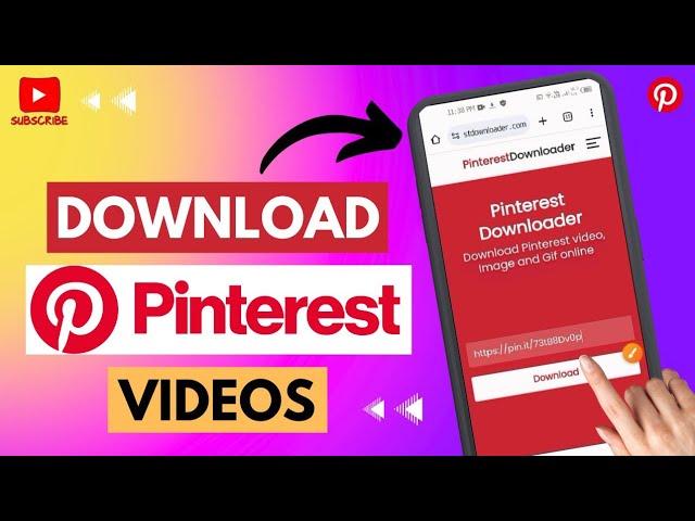 how to download Pinterest videos to phone️pinterest video downloader app