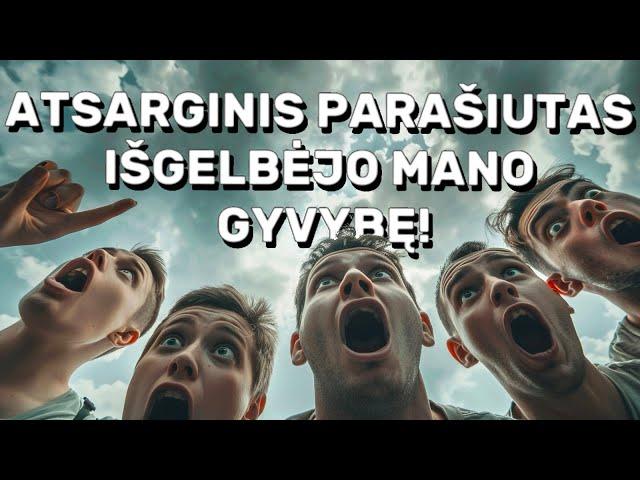 ATSARGINIS PARAŠIUTAS IŠGELBĖJO GYVYBĘ!