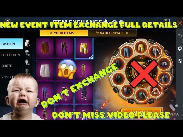 MELTING VAULT ITEM RETURN | MELTING VAULT EVENT FREE FIRE | FREE FIRE NEW EVENT MELTING VAULT