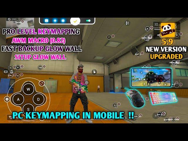 PANDA MOUSEPRO  5.9 BEST UPDATE FULL KEYMAPPING ️WITH EXPLAIN AWM SOUNDLESS SWITCH MACRO 