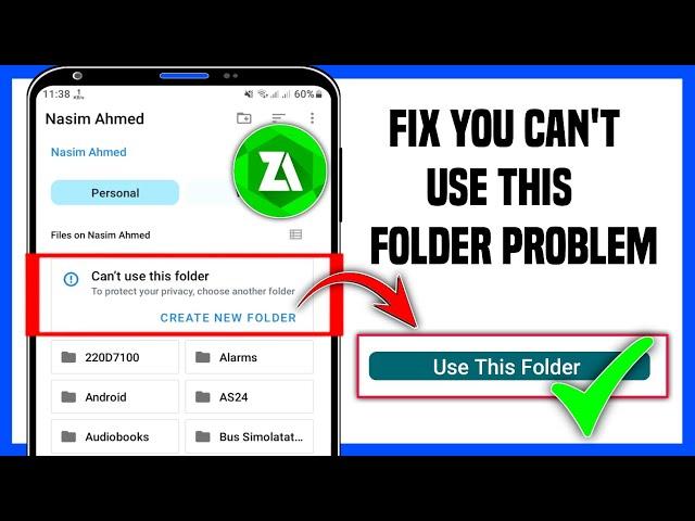 how to fix can't use this folder 2024 | can't use this folder to protect your privacy Solution