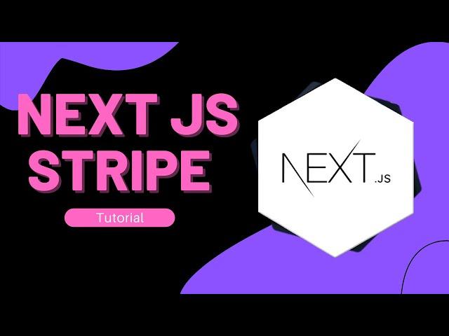 Set Up Payments With NextJS and Stripe.