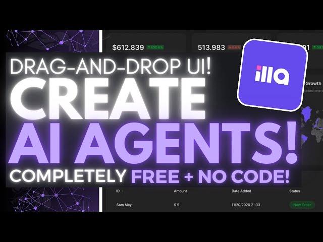 IllaBuilder: Create AI Agents/Apps With a Drag-and-Drop UI FOR FREE!