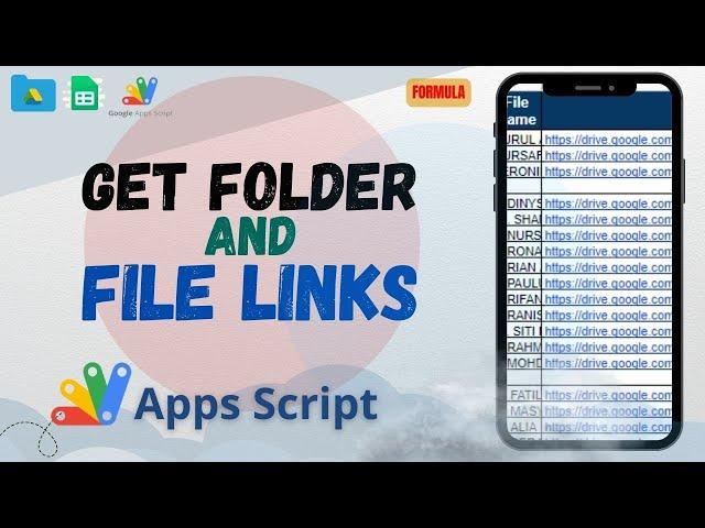 3 Minute Tutorial: How to Generate Bulk File Links in Google Drive using Apps Script.