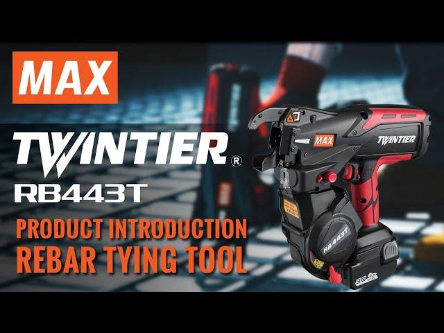 MAX USA Corp. - NEW TWINTIER® RB443T Rebar Tying Tool