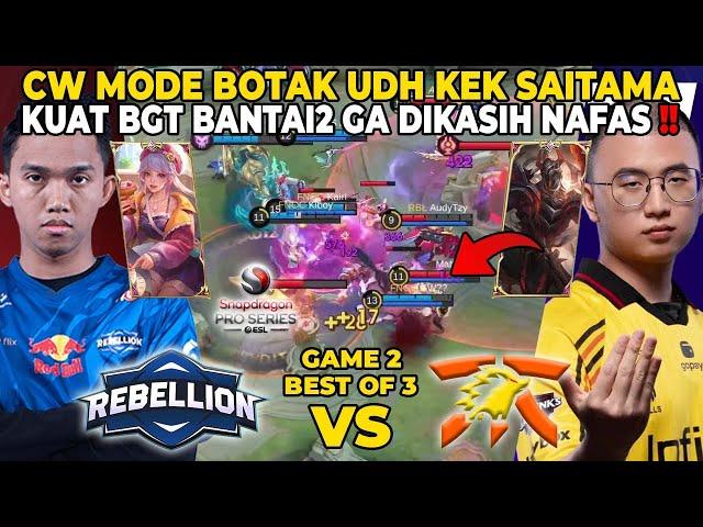 CW MODE BOTAK DAH KEK SAITAMA !! KUAT BGT BANTAI2 TIM MUSUH GA DIKASIH NAFAS - FNOC VS RBL GAME 2