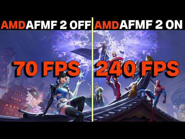 Fluid Motion Frames 2 in Marvel Rivals | 7900XT & 7950X3D | Ultra Settings!