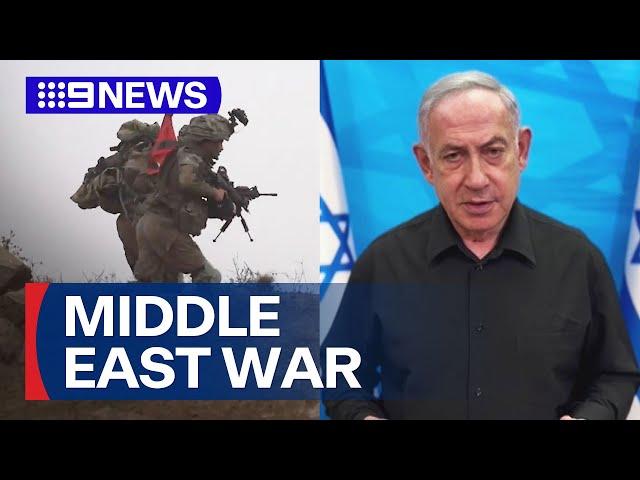 World awaits Israel's response to Iranian missile attacks | 9 News Australia