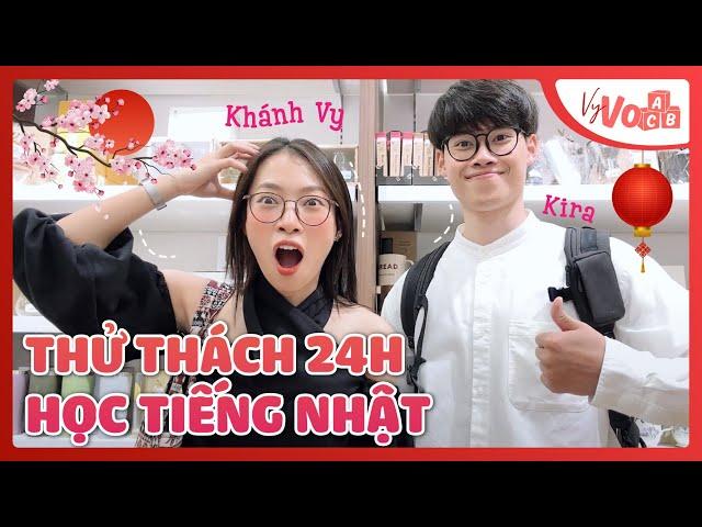 Thử thách 24h Học Tiếng Nhật tại Nhật Bản | Bí kíp Tự Học Ngoại Ngữ VyVocab Ep.108