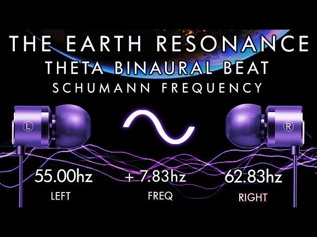 The 7.83hz Earth Resonance - Theta Binaural Beat Schumann Frequency