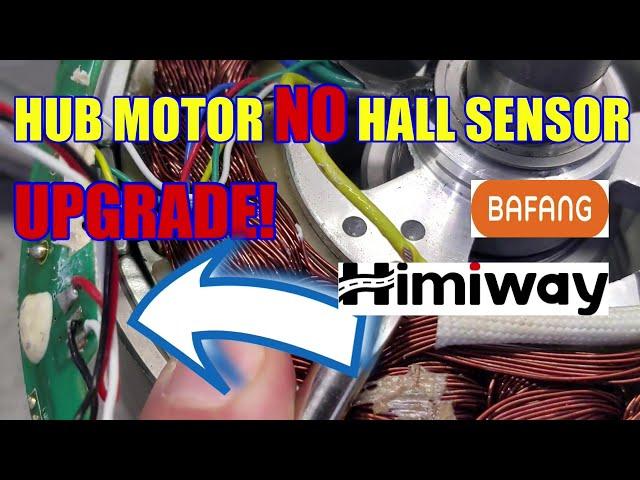 5 REASONS why! How to UPGRADE E-Bike HUB MOTOR from HALL SENSOR to SENSORELESS! Bafang Himiway