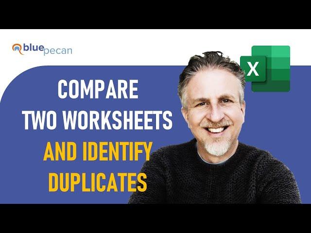 Compare Two Excel Worksheets & Find Duplicates Using Formula or Conditional Formatting