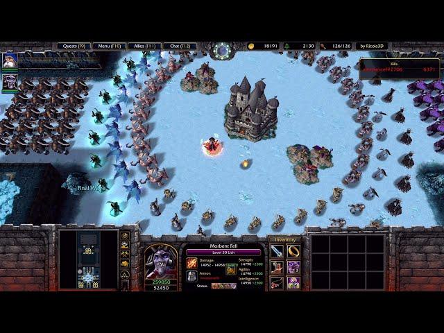 Warcraft 3 Reforged - X Hero Siege 1.29c Solo, Extreme, Impossible, 8 ways, Sniper & Lich