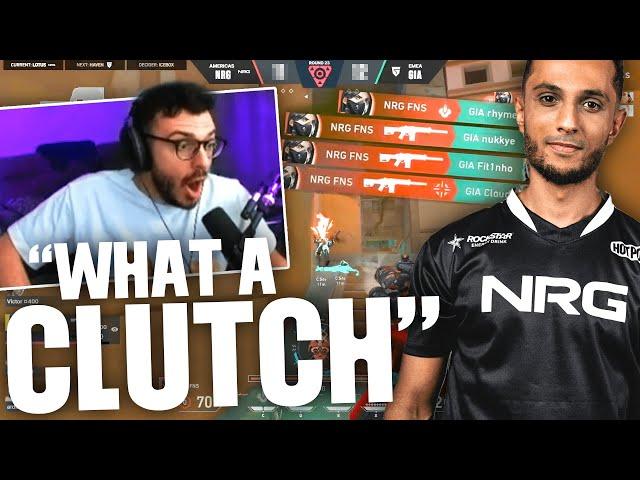 Tarik Reacts to NRG vs Giants Gaming | Quarterfinals | VCT 2023 LOCK//IN São Paulo