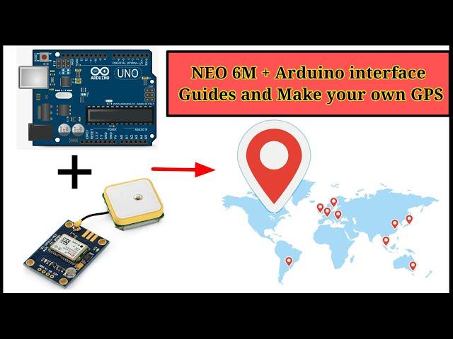 How to Interface NEO-6M GPS module to Arduino Uno |complete setup Guide|