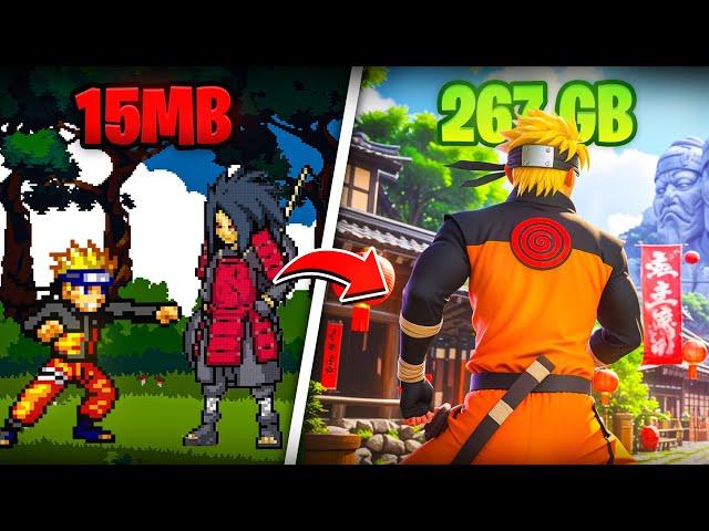 I PLAY 15MB VS 267GB NARUTO GAME