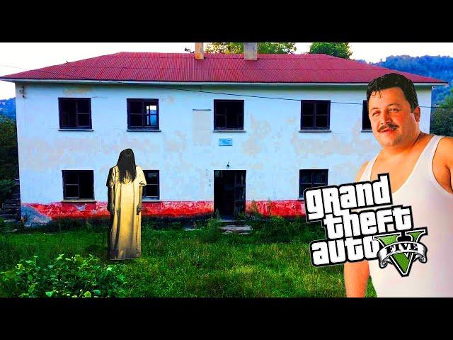 GTA 5 GERÇEK HAYAT !!! - Terk Edilmiş OKULDA Mahsur Kaldık ! ( Dayıyla Paranormal Olaylar ) #21