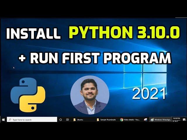 How to install Python 3.10.0 on Windows 10