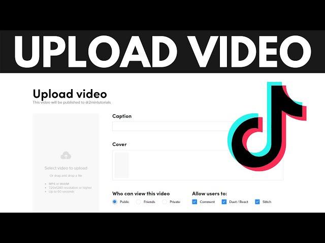 How to Upload TikTok Videos on PC (2021)