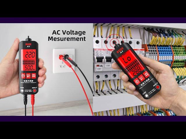 BSIDE A1 Digital Multimeter 3-Results Display Smart | Electrician Pen