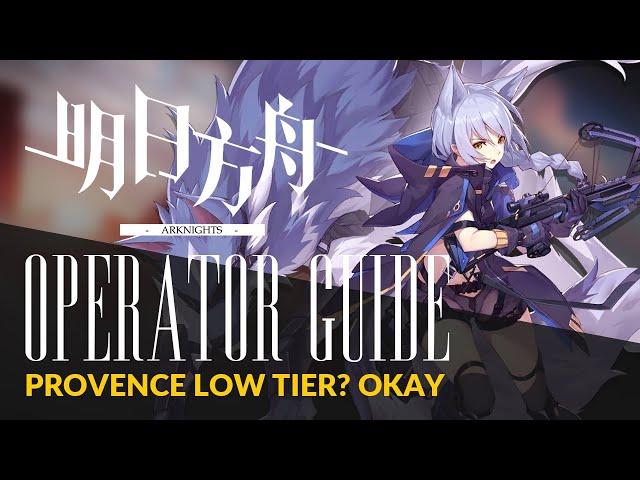 #Arknights Guide: Sniper Series #2 - Blue Poison / Firewatch / Provence - Provence Low Tier? Okay