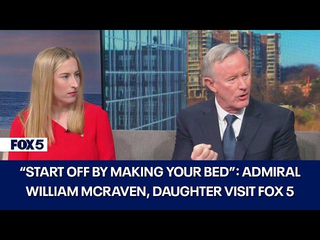 Admiral William McRaven & Kelly McRaven visit FOX 5