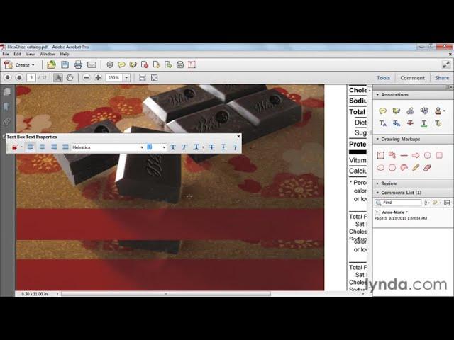 Acrobat Tutorial - How to use the Text Box tool