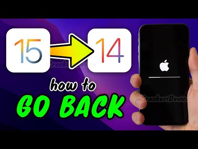 HOW TO Downgrade iOS 15 to iOS 14 & KEEP Data! (Uninstall Beta)