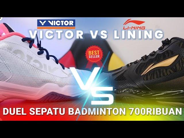 DUEL Sepatu Badminton 700ribuan - Victor A362II VS Lining Ranger Lite Z1 - PILIH MANA GUYS ??