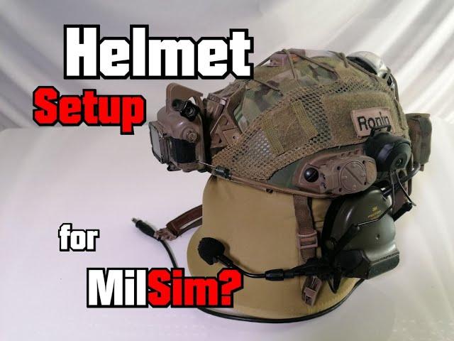 Helmet Setup for Milsim? // AMS-01 // German Milsim Airsoft