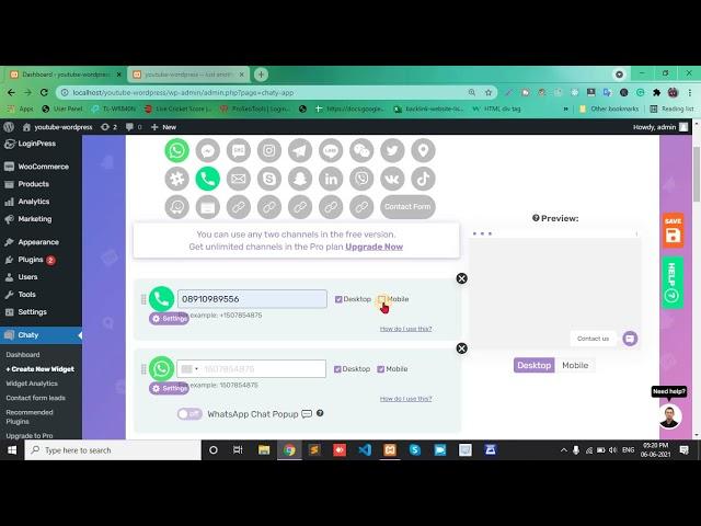 WordPress live chat plugin free | best free live chat plugin for WordPress -  Floating Chat Widget