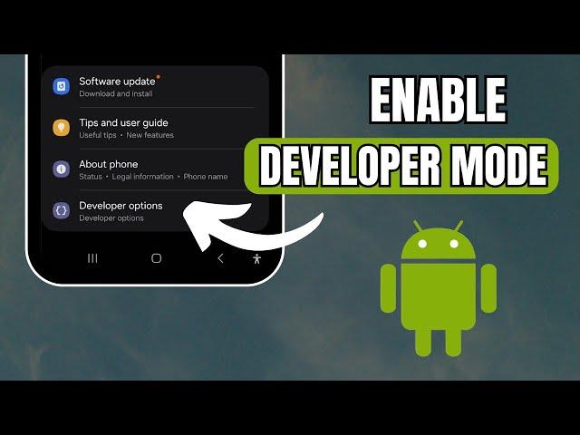 How to Turn On Developer Options on Samsung | ONE UI