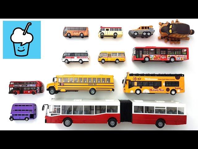 Different Bus Types Reviews with tomica トミカ siku