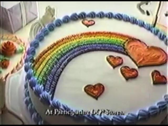 90'S DAIRY QUEEN VALENTINES CAKE COMMERCIAL