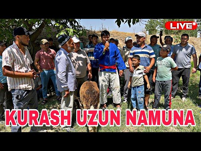 Uzun  Namuna Yangiruzgor Mahallasi Zoxid Katta Kurash 15.05.2024