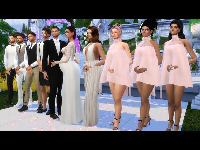 WEDDING CEREMONY OF A PREGNANT SIM l SIMS 4