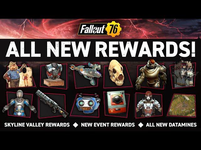 ALL NEW REWARDS coming to Fallout 76!