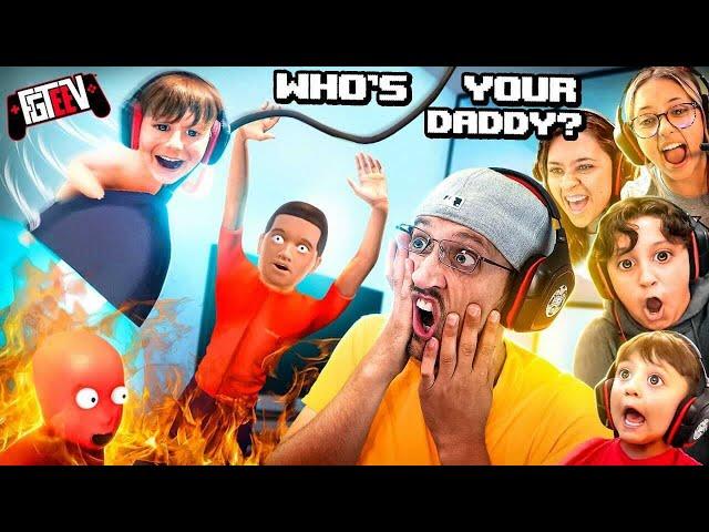 WHO'S YOUR DADDY?  Save the Little Dumb Things! (FGTeeV 6 Player Challenge)