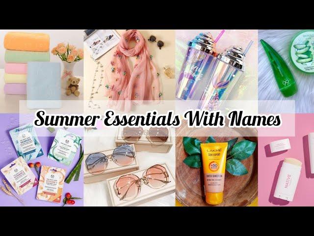 Summer essentials for girls women with names/Summer essentials wardrobe/Summer useful things names