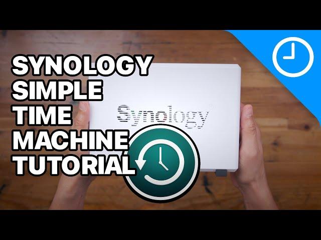 Synology Time Machine Mac backups in 4 easy steps with budget DS220j!