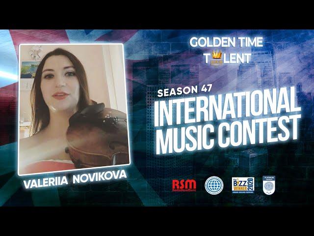 GOLDEN TIME TALENT | 47 Season | Valeriia Novikova | Stringed instruments