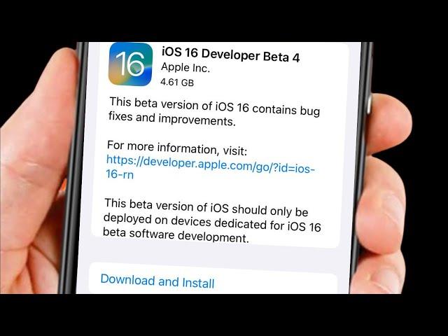 How to Get iOS 16 Beta 4 | How to Download iOS 16 Beta 4 | How to Install iOS 16 Developer Beta 4