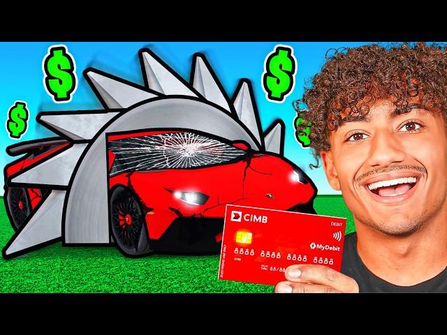 Spending $8,357,935 To DESTROY SUPERCARS In Roblox