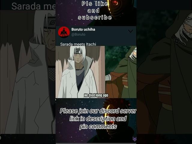 Sarada meets itachi #short #naruto #madarauchiha#boruto #sarada#itachiuchiha#jiraiya