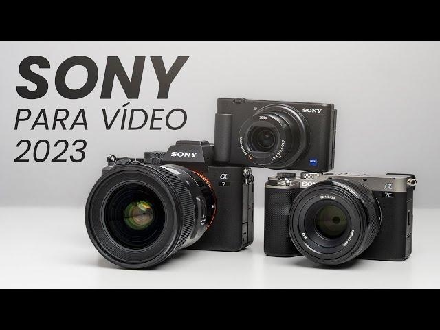 Cuál es la MEJOR Cámara Sony PARA VÍDEO? [GUÍA de COMPRA 2023]